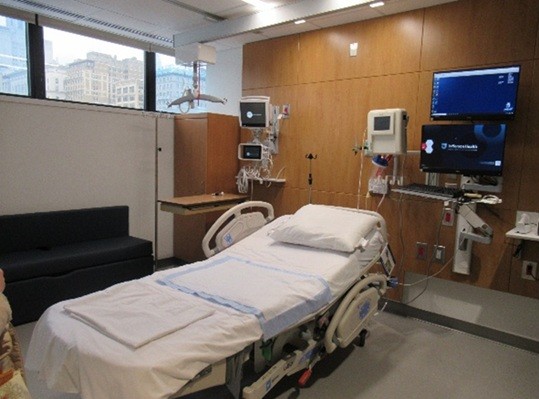 （写真1）分娩室